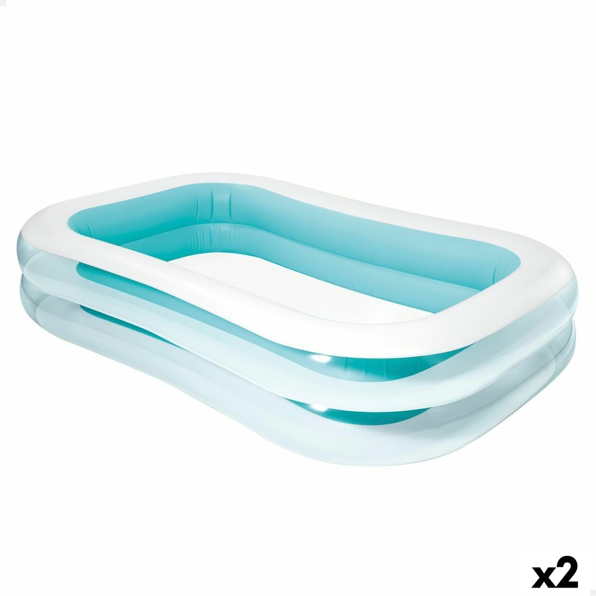 Piscina Gonfiabile Intex Bianco/Verde 770 L 262 x 56 x 175 cm (2 Unità)