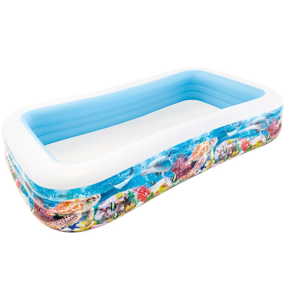 Piscina Gonfiabile per Bambini Intex Tropicale 1020 L 305 x 56 x 183 cm (2 Unità)