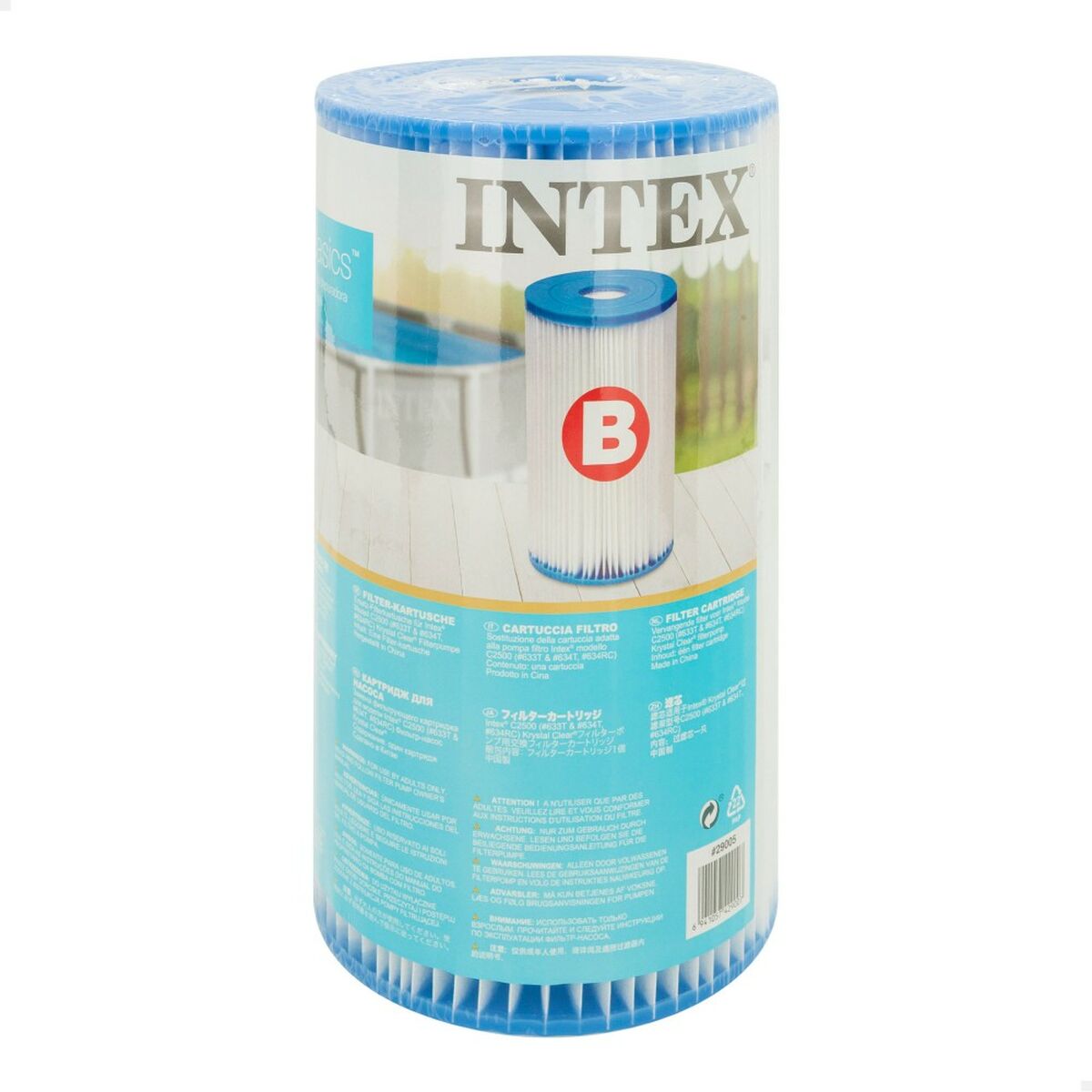 Filtro per Sistema di Filtraggio Intex Ricambio Tipo B