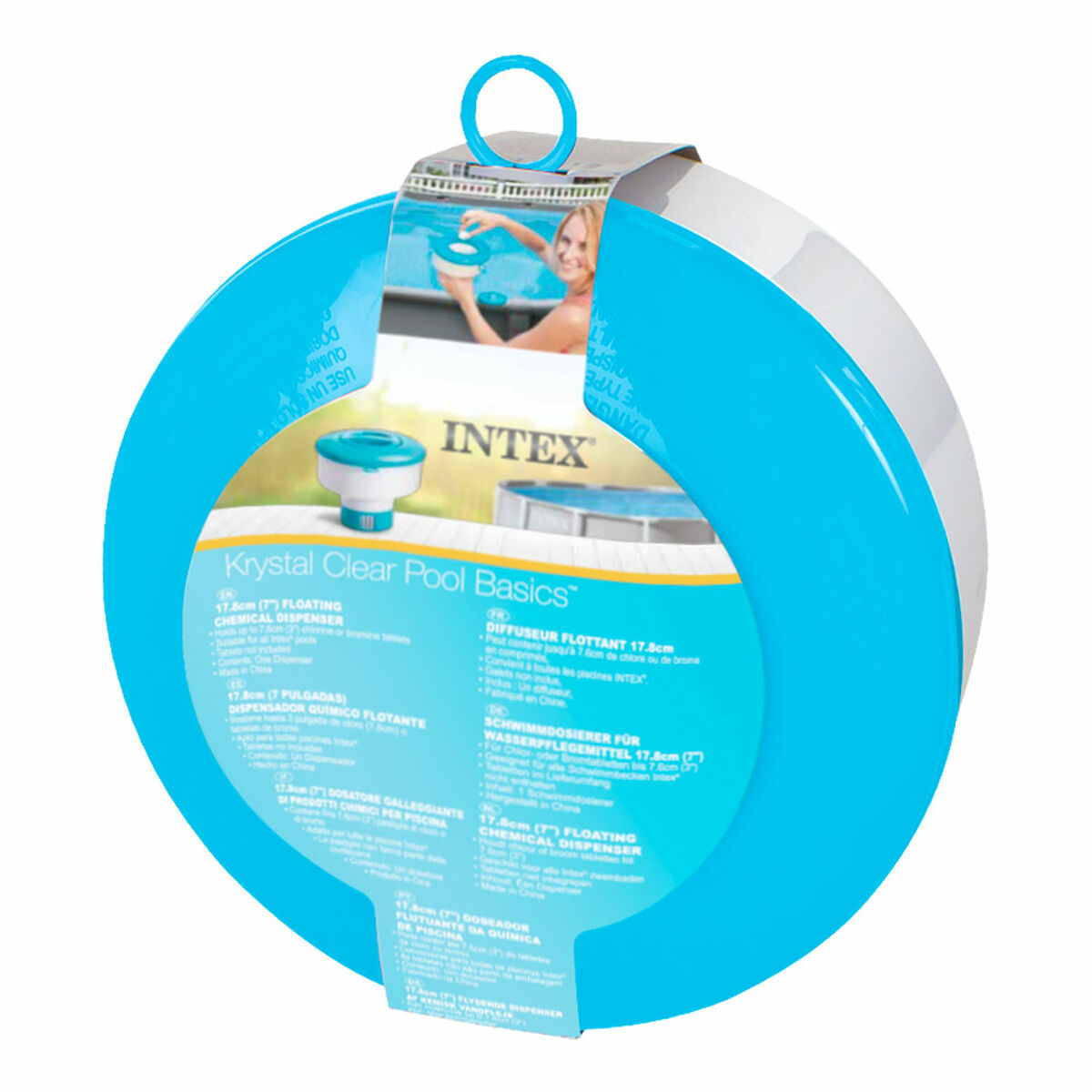 Distributore di Cloro Intex Piscina 12 Unità 17,8 x 17,8 cm