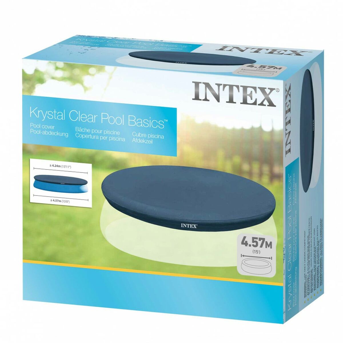 Copertura per piscina Intex 28023 EASY SET Ø 457 cm 457 x 20 x 457 cm