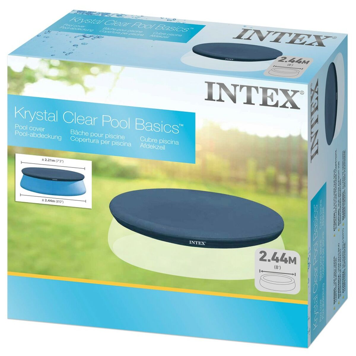 Copertura per piscina Intex 28020 EASY SEY 221 x 30 x 221 cm