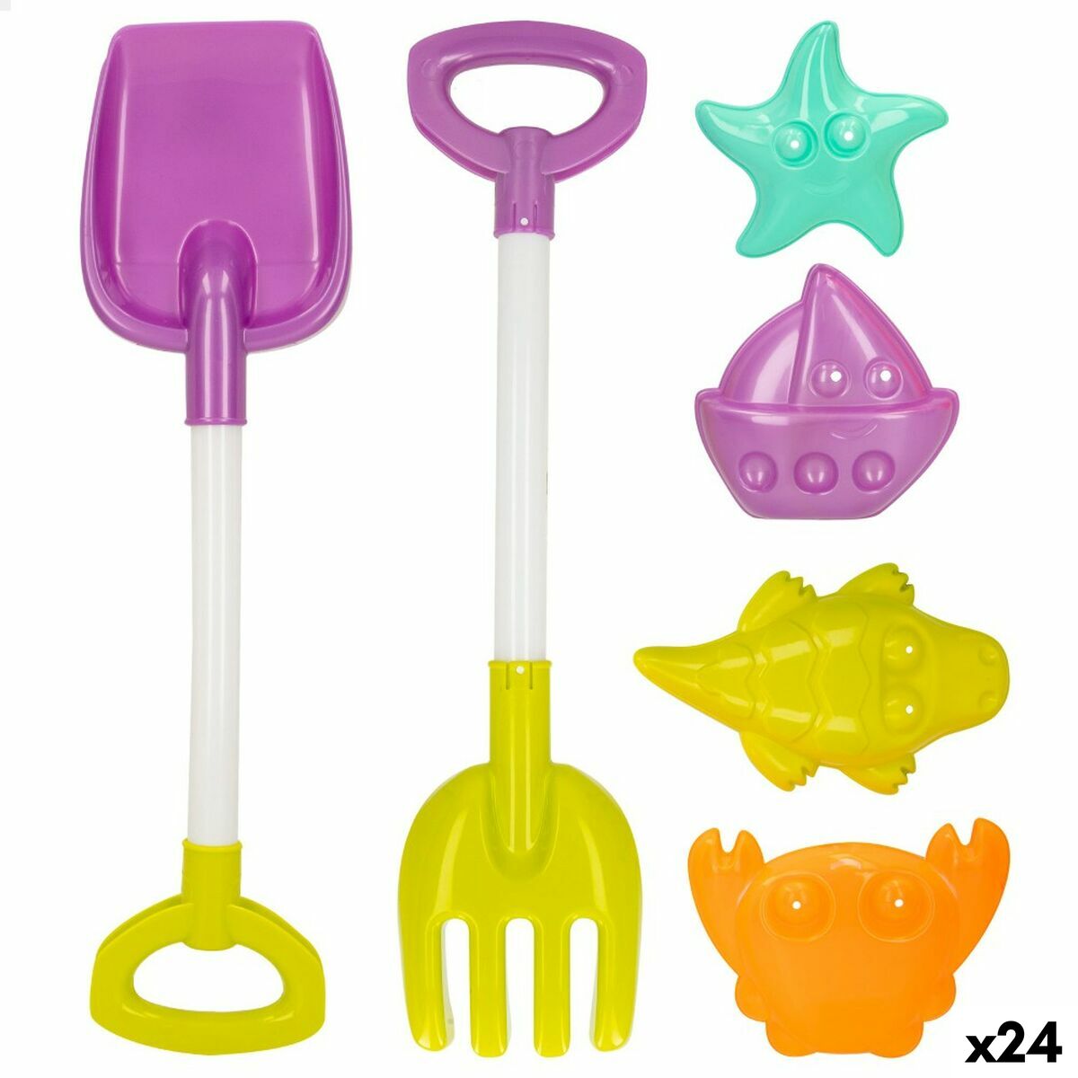 Set di giocattoli per il mare Colorbaby 39 cm (24 Unità)