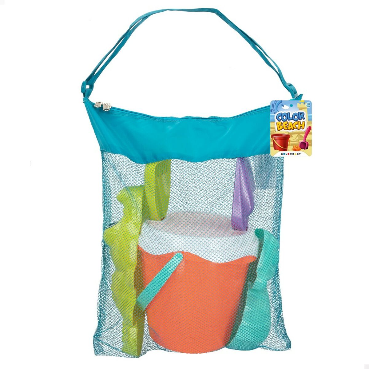 Set di giocattoli per il mare Colorbaby Ø 18 cm polipropilene (15 Unità)