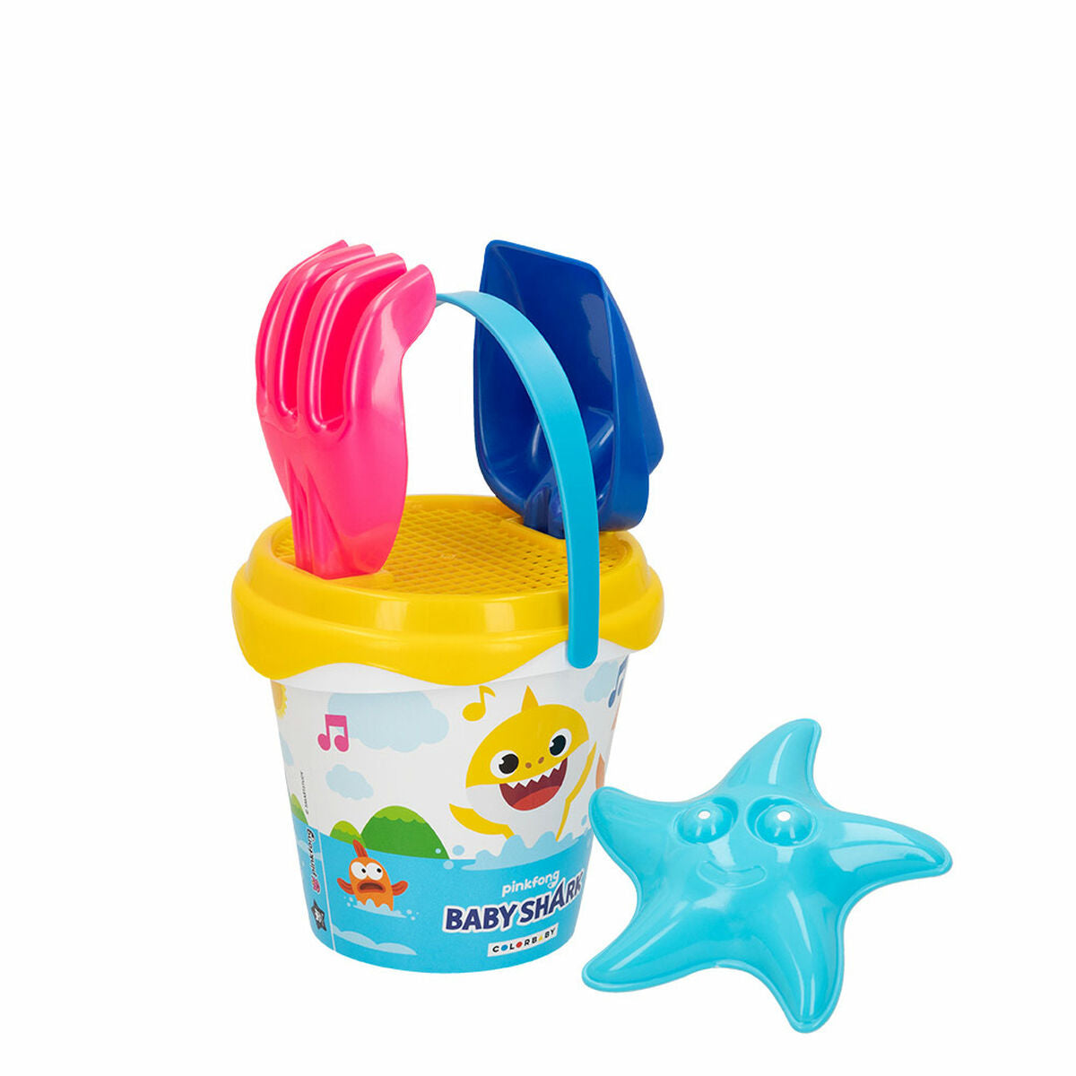 Set di giocattoli per il mare Baby Shark Ø 14 cm Plastica (24 Unità)