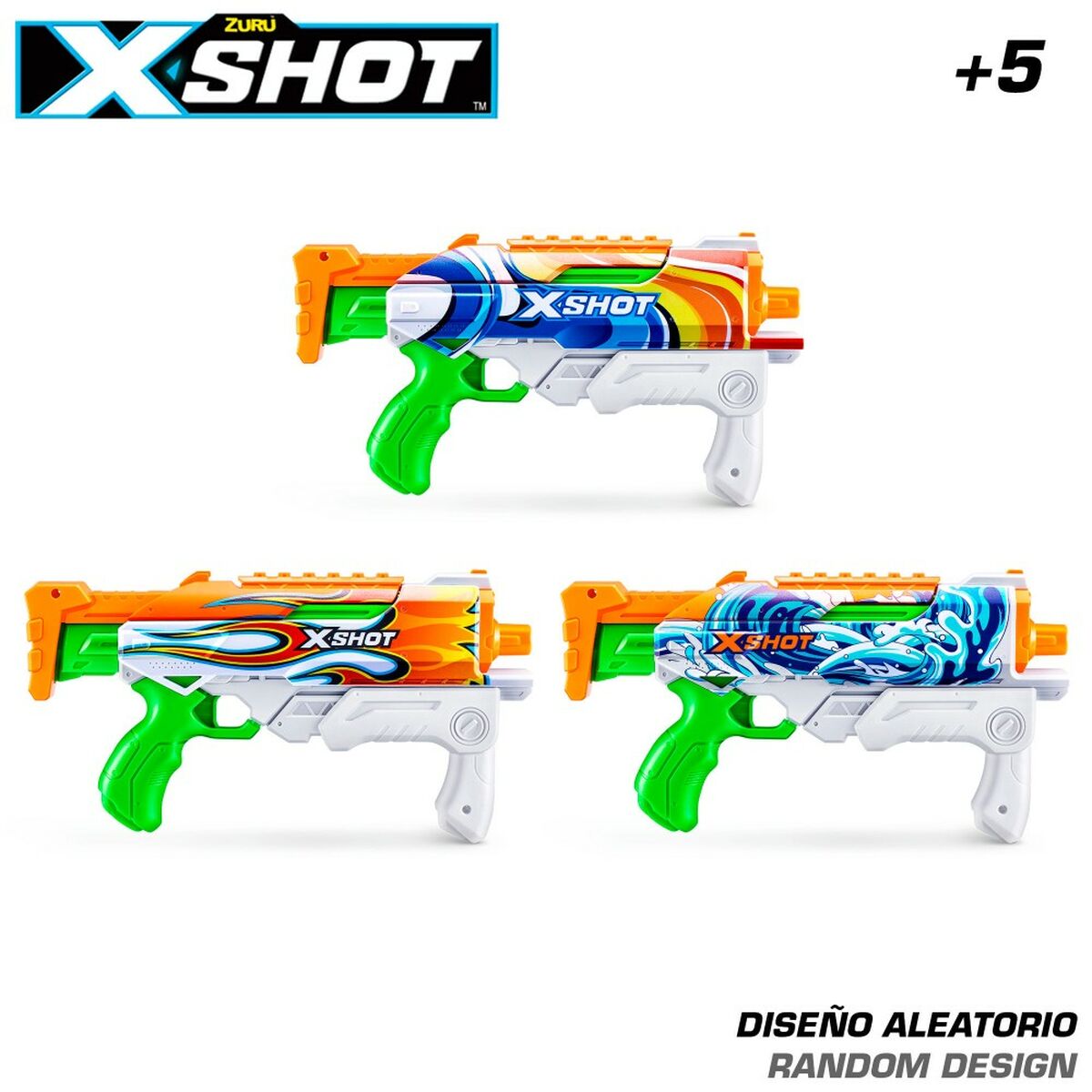 Pistola ad Acqua Zuru 500 ml 34 x 19 x 5,5 cm (6 Unità)