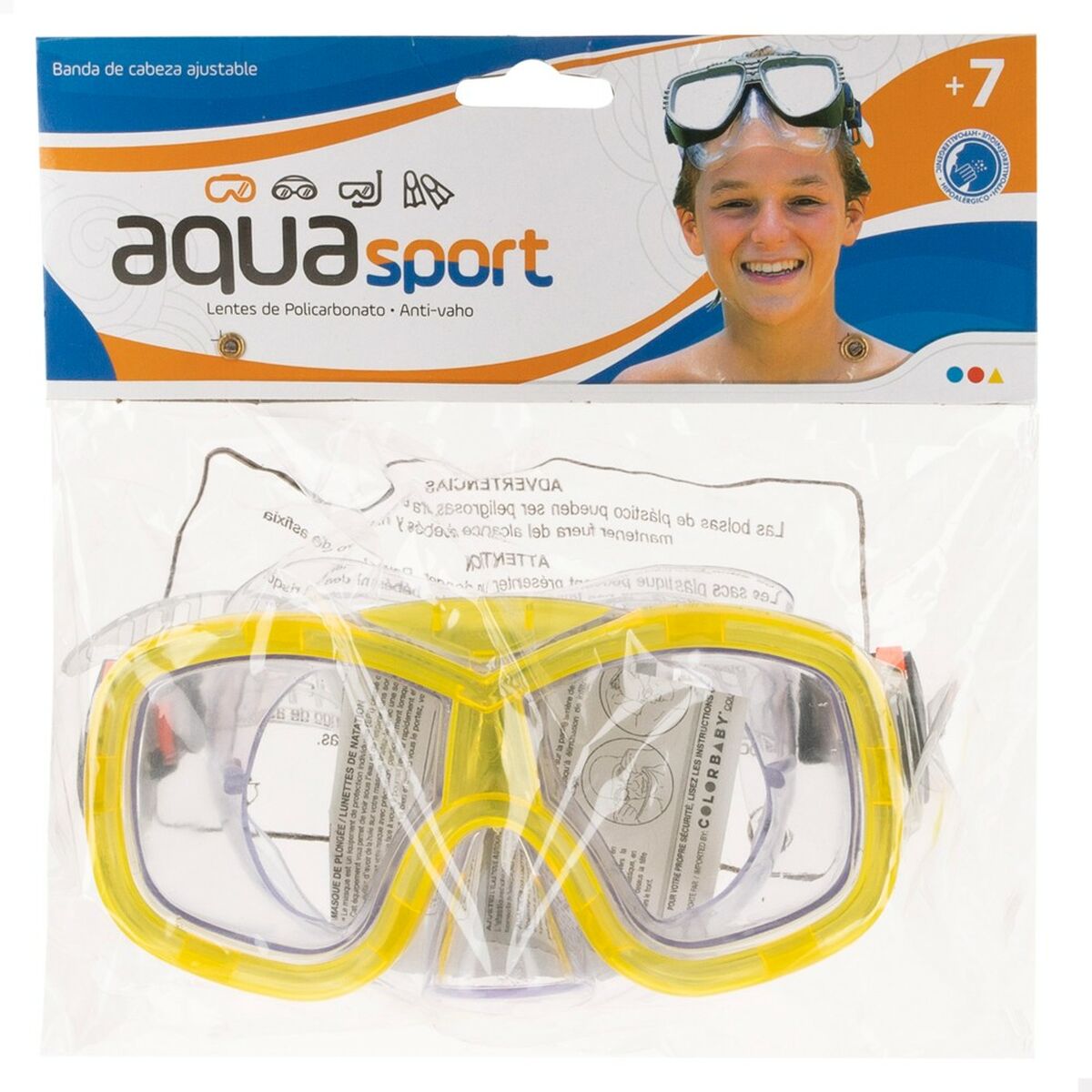 Maschera da Immersione AquaSport (12 Unità)