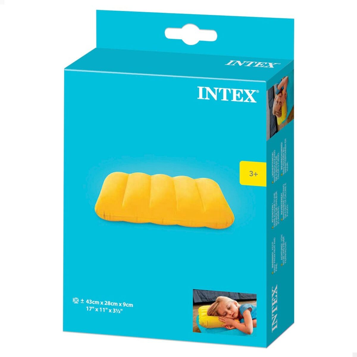 Cuscino ad aria Intex 43 x 9 x 28 cm (24 Unità)