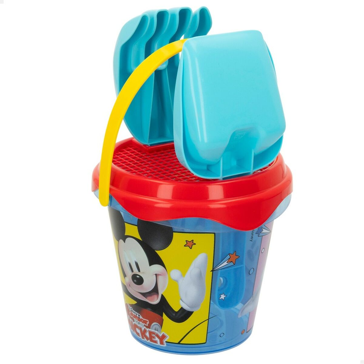 Set di giocattoli per il mare Mickey Mouse Ø 14 cm Plastica (24 Unità)