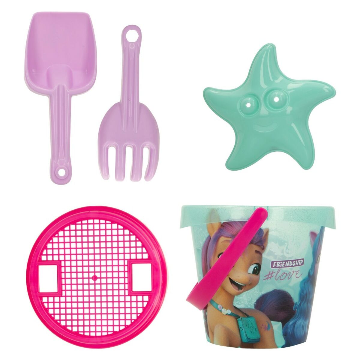 Set di giocattoli per il mare My Little Pony Ø 14 cm polipropilene (24 Unità)