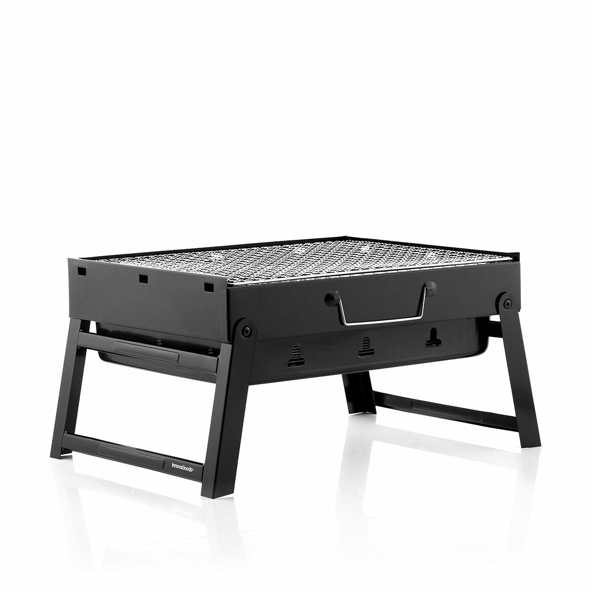 Barbecue Pieghevole Portatile a Carbone BearBQ InnovaGoods V0103439 Ferro (Ricondizionati B)