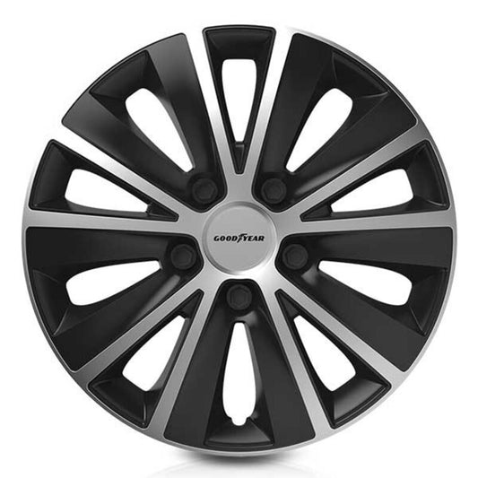 Copri Cerchioni Goodyear Monaco 15" Nero Argentato