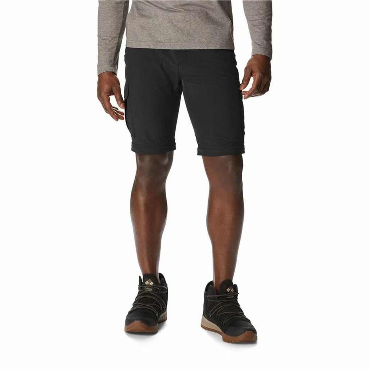 Pantaloni Corti Sportivi da Uomo Columbia Silver Ridge Convertible Nero