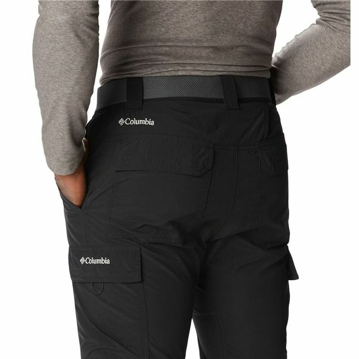 Pantaloni Corti Sportivi da Uomo Columbia Silver Ridge Convertible Nero
