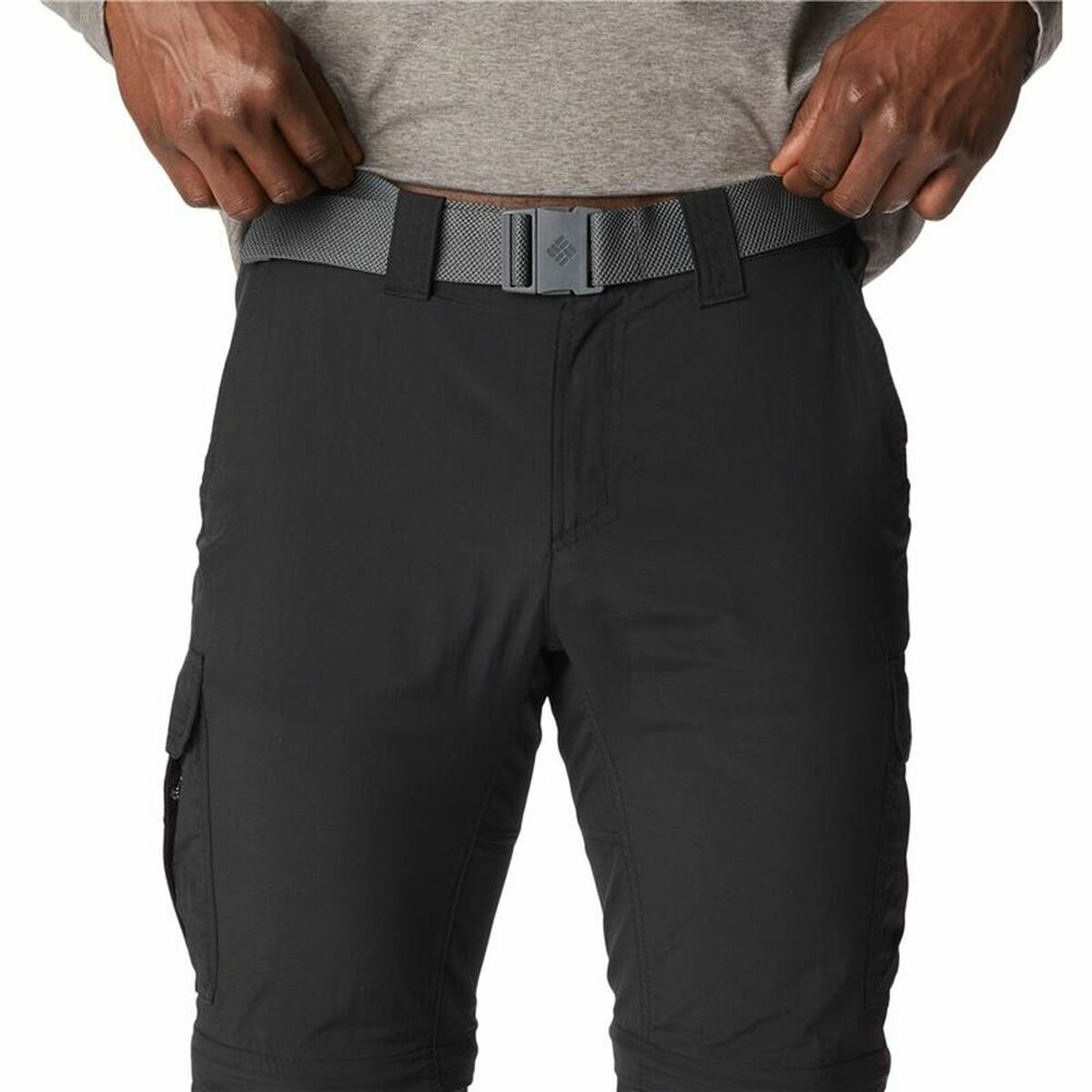 Pantaloni Corti Sportivi da Uomo Columbia Silver Ridge Convertible Nero