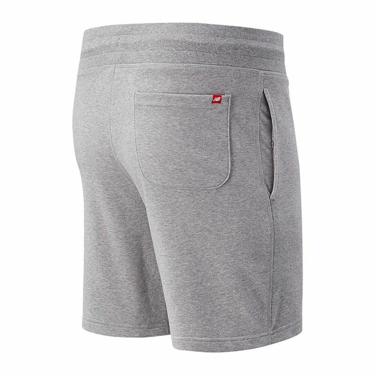 Pantaloni Corti Sportivi da Uomo New Balance Essentials Grigio