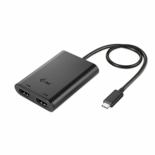 Cavo USB-C con HDMI i-Tec C31DUAL Nero 4K Ultra HD