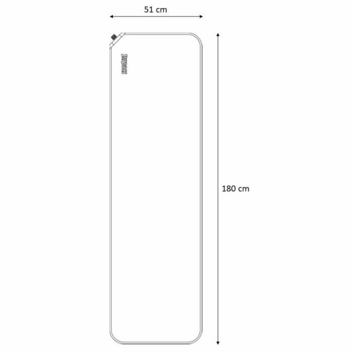 Materasso Gonfiabile Surpass 180 x 51 cm x 2,5 cm