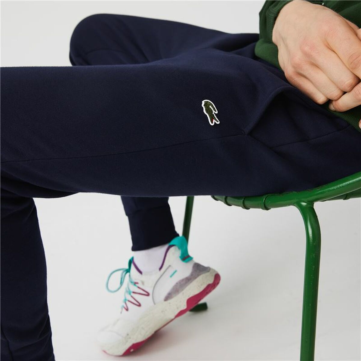 Pantalone Lungo Sportivo Lacoste Blu scuro Uomo