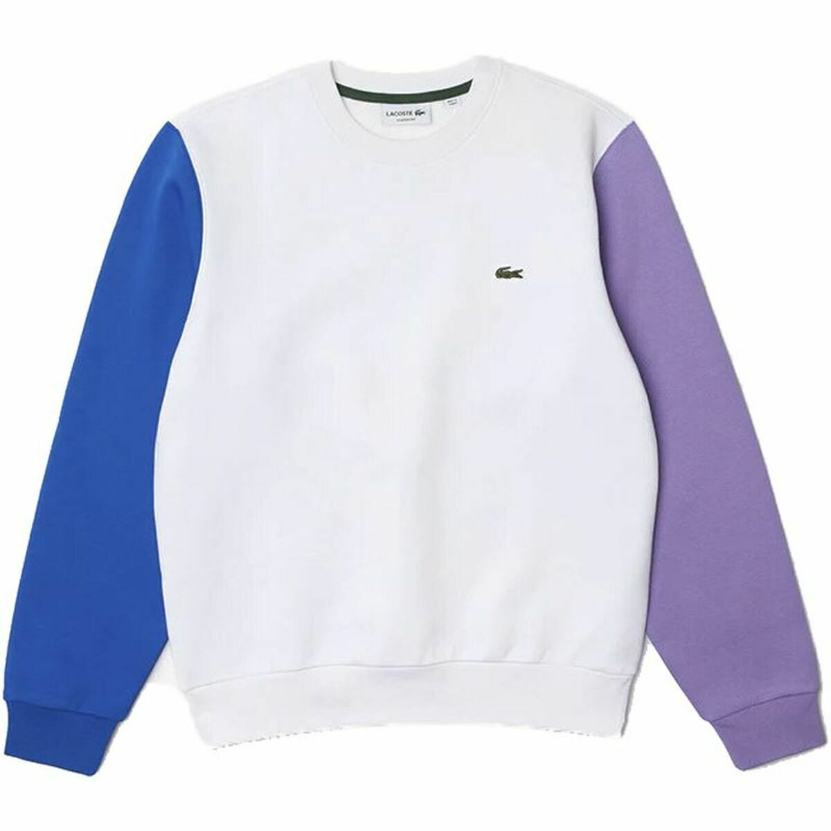 Felpa senza Cappuccio Uomo Lacoste Sweatshirt Bianco