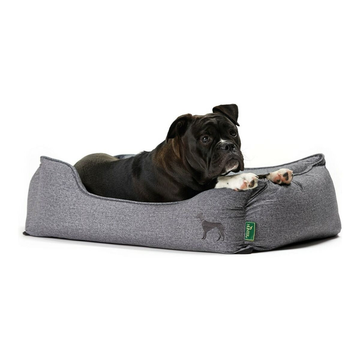 Divano per cani Hunter Boston Grigio 60 x 50 cm