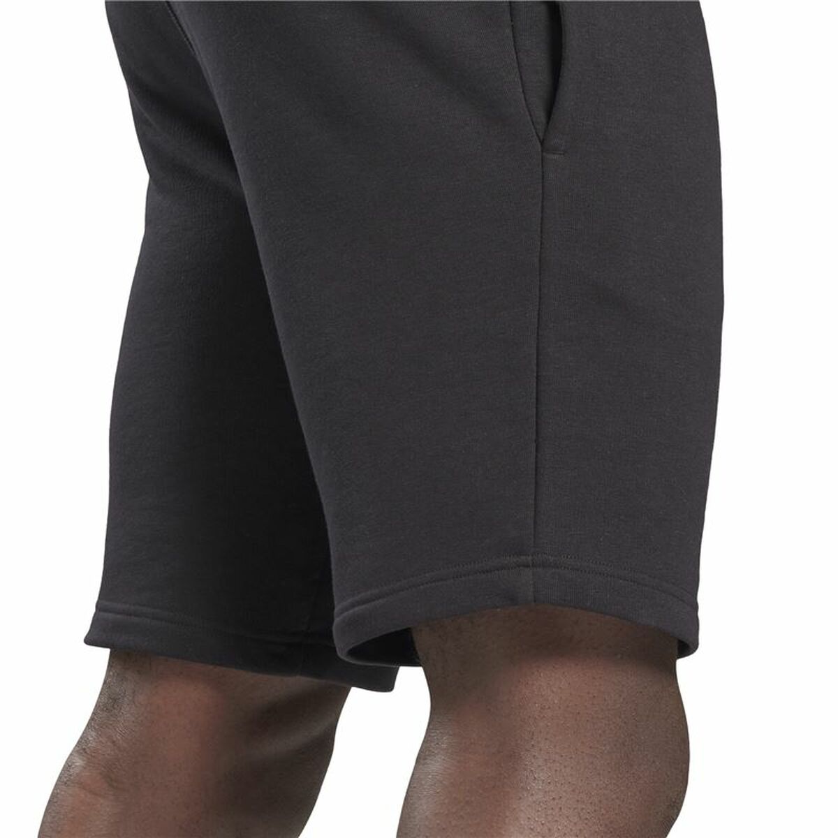 Pantaloni Corti Sportivi da Uomo Reebok Identity  Nero