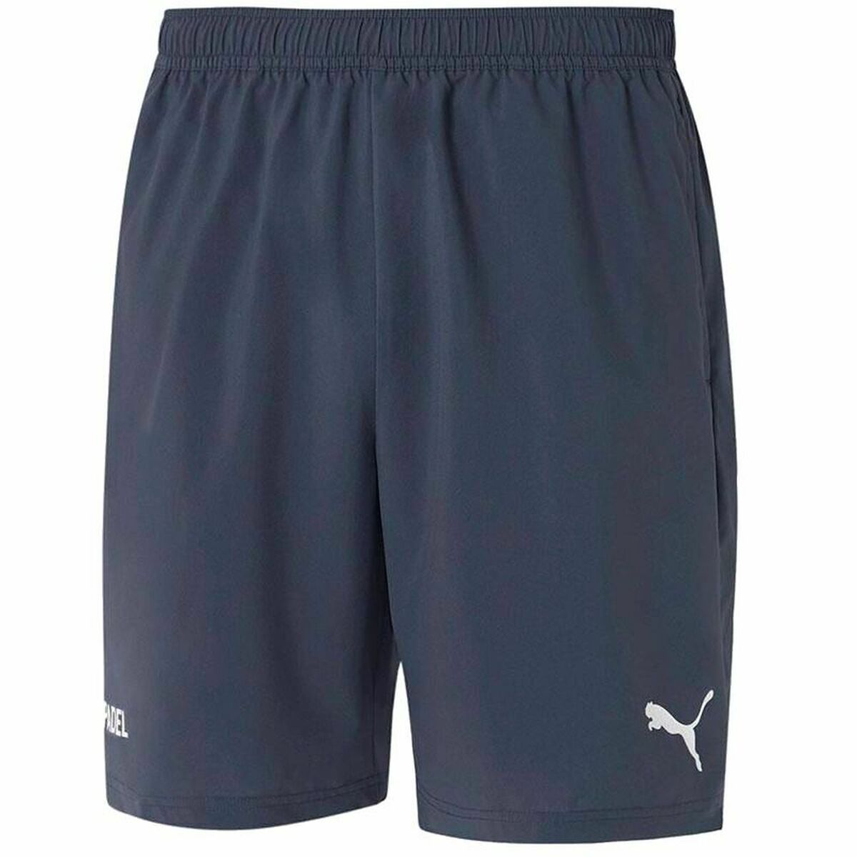 Pantaloni Corti Sportivi da Uomo Puma teamLIGA Blu scuro