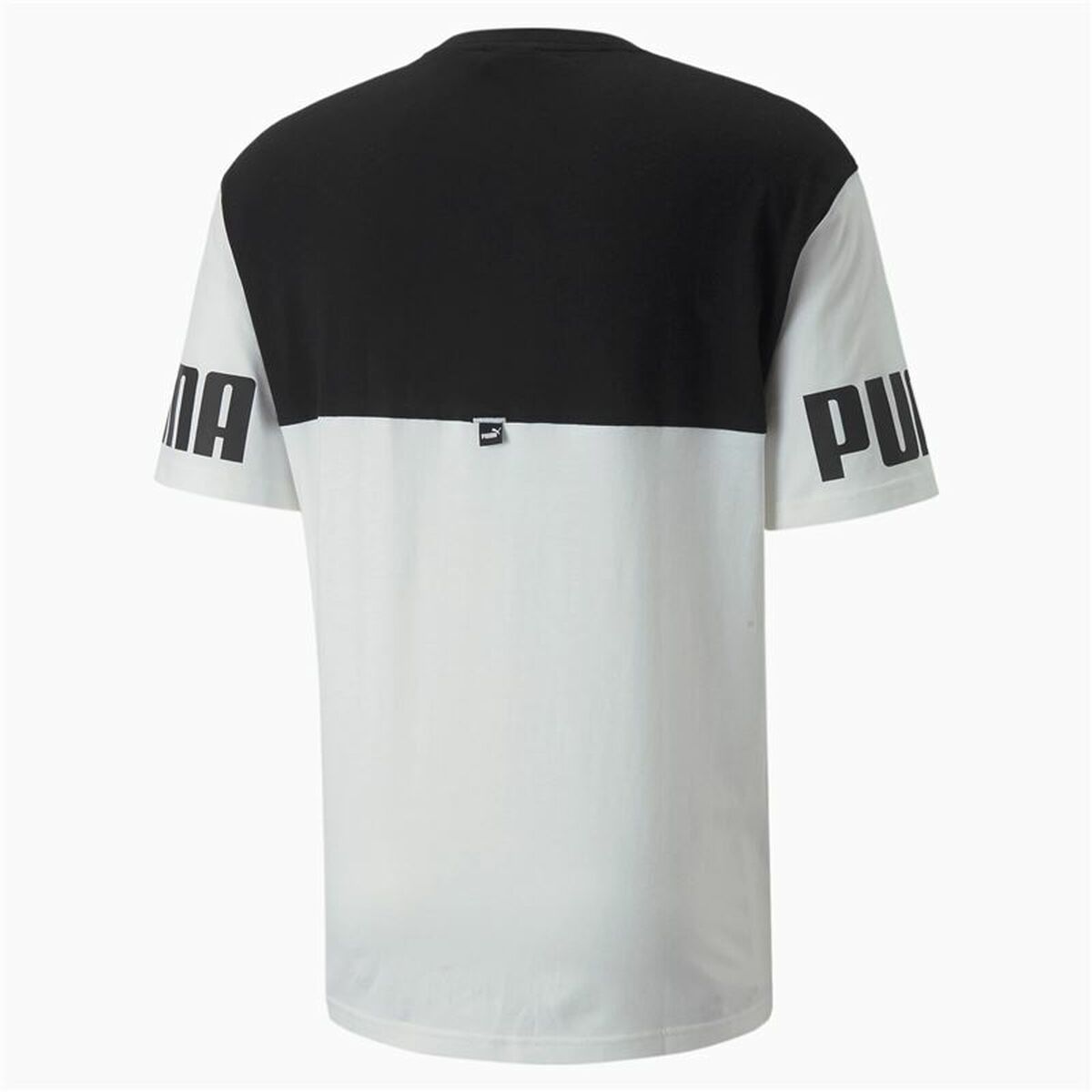 Maglia Sportiva a Maniche Corte Puma Power Colorblock Nero