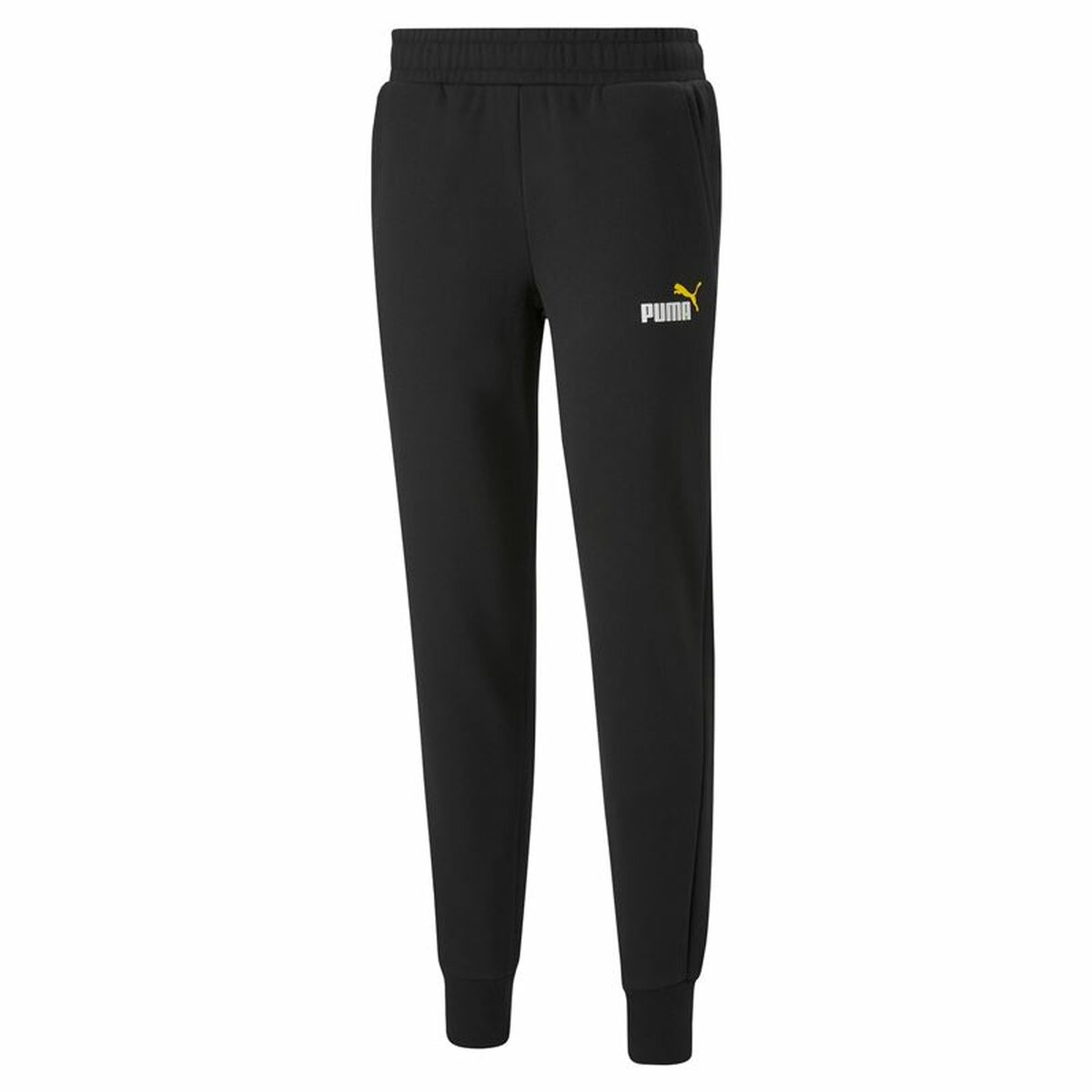 Pantalone Lungo Sportivo Puma ESS+ 2 Col Logo Nero Uomo