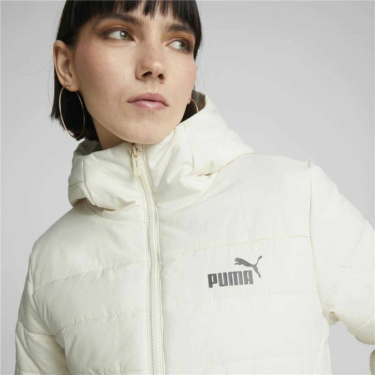 Giacca Sportiva da Donna Puma Essentials Padded Bianco