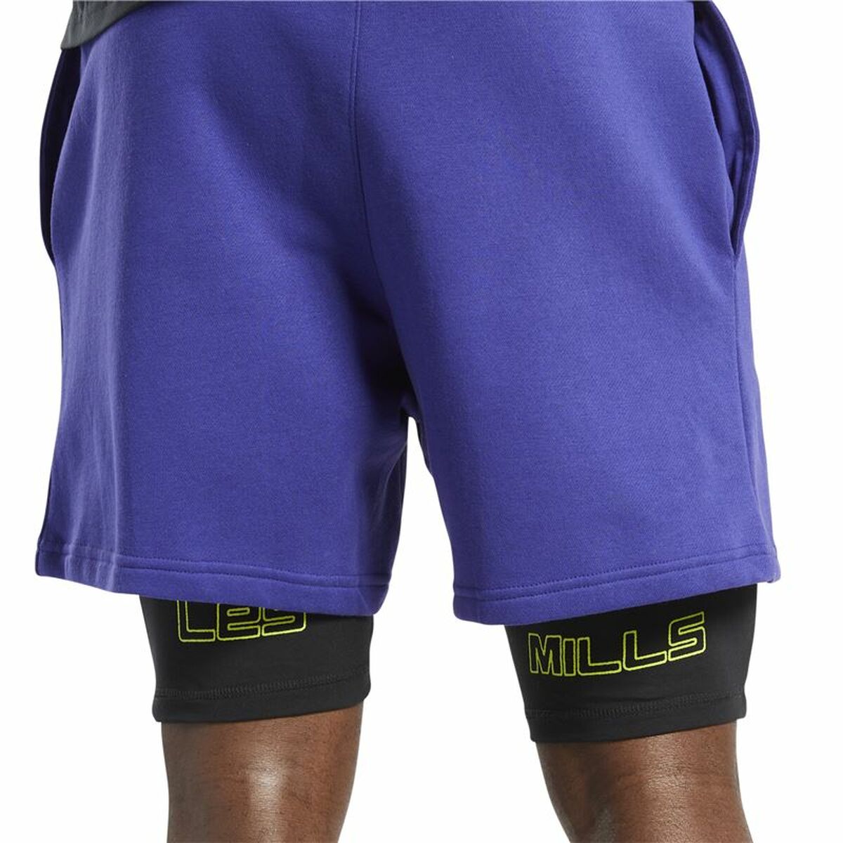 Pantaloni Corti Sportivi da Uomo Reebok Les Mills®  Viola