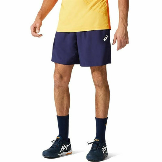 Pantaloni Corti Sportivi da Uomo Asics Court Blu scuro