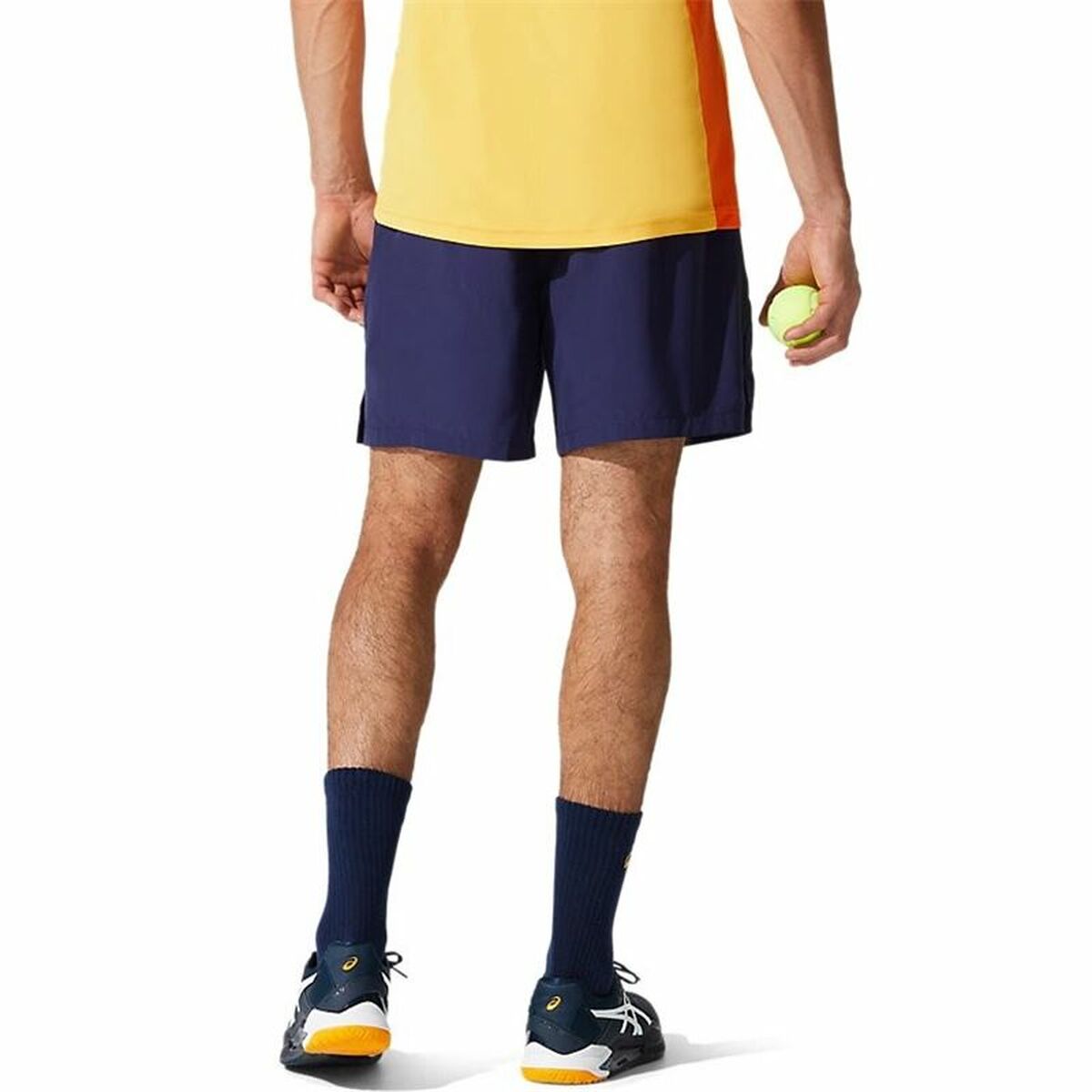 Pantaloni Corti Sportivi da Uomo Asics Court Blu scuro