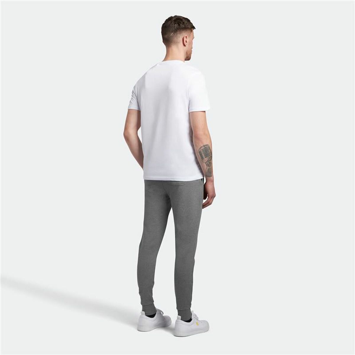 Pantalone Lungo Sportivo Lyle & Scott Skinny Sweat Grigio scuro Uomo