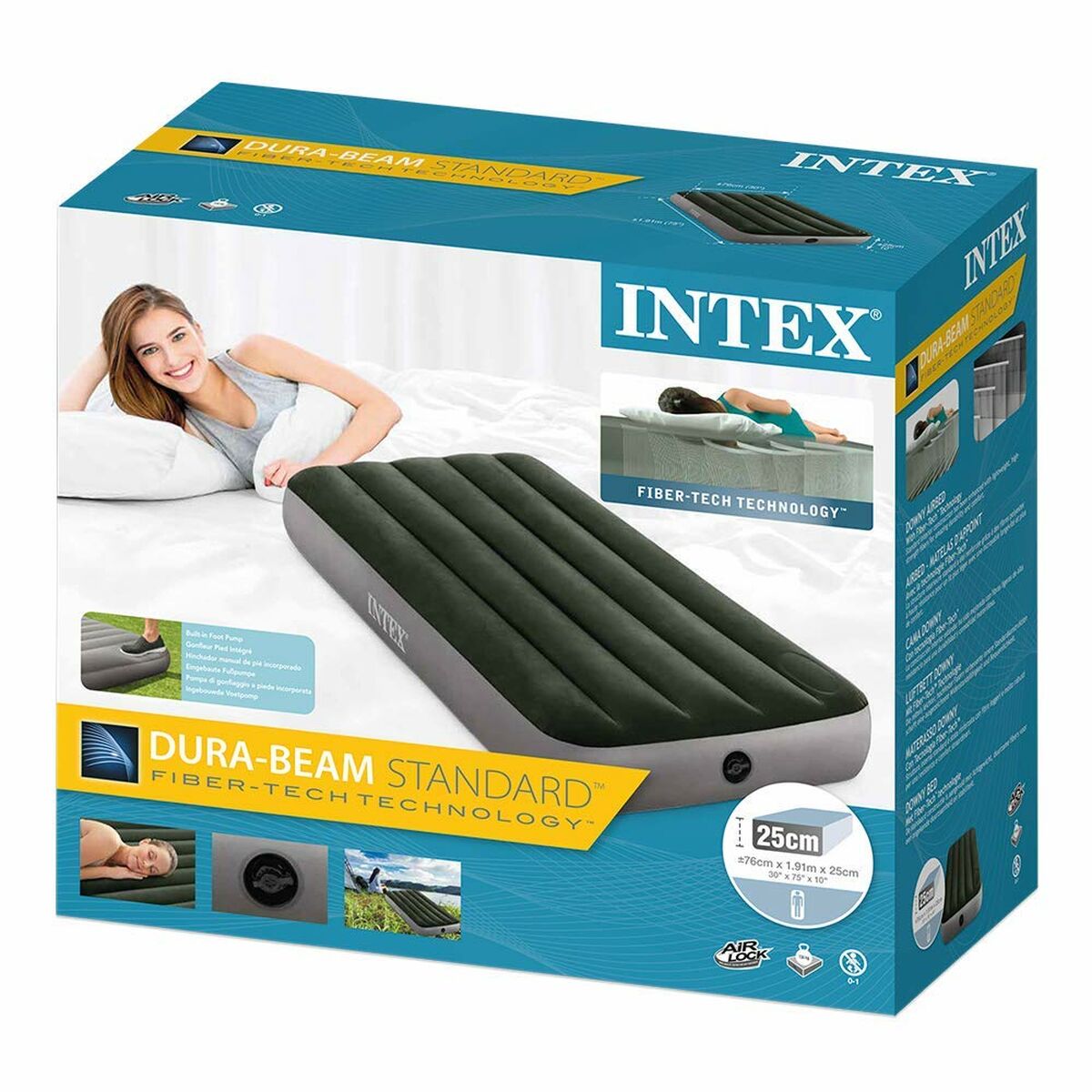 Materasso Gonfiabile Intex Verde