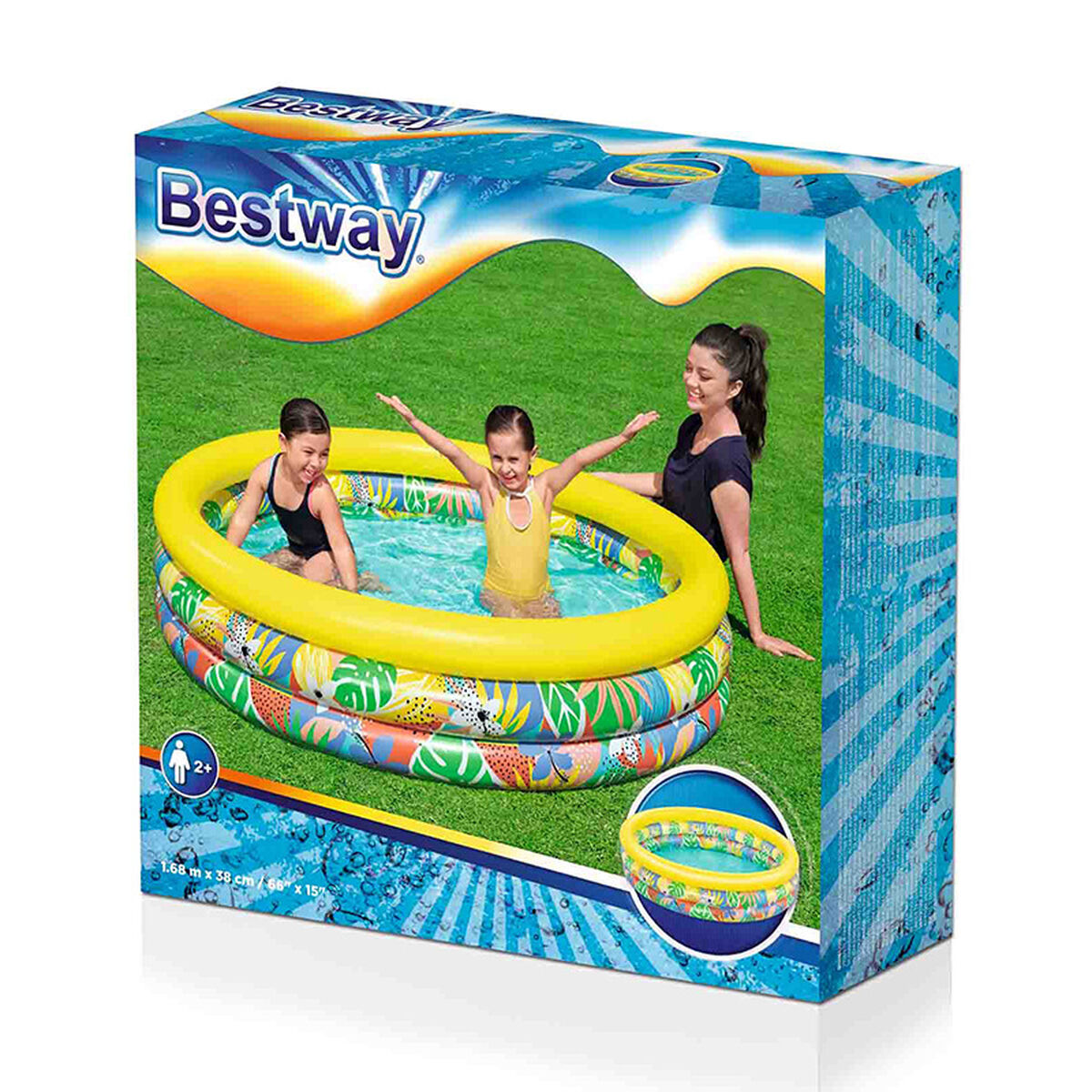 Piscina Gonfiabile per Bambini Bestway 168 x 38 cm