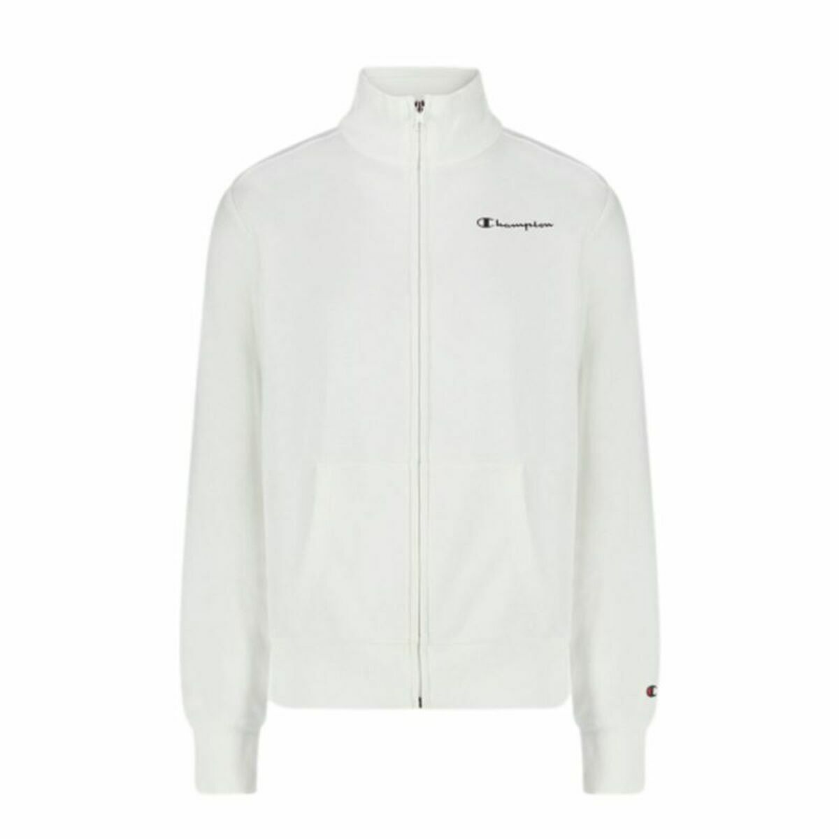 Felpa senza Cappuccio Donna Champion Full Zip Bianco