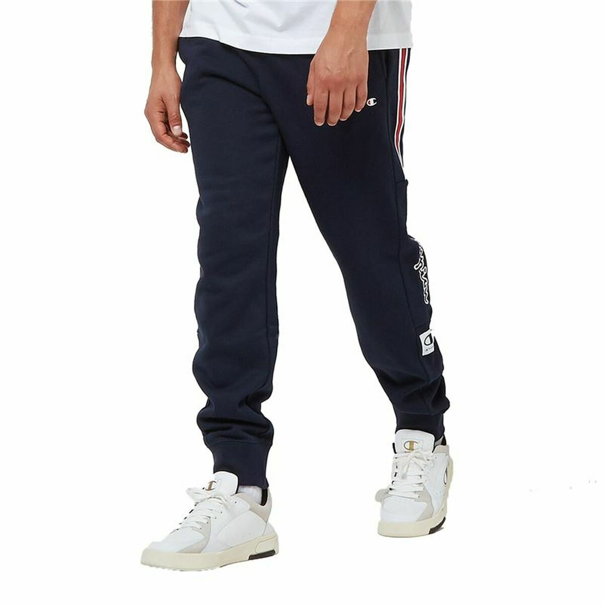 Pantalone Lungo Sportivo Champion Blu Marino Uomo