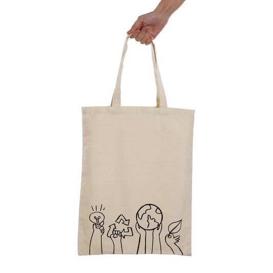 Shopping Bag Versa Poliestere 36 x 48 x 36 cm