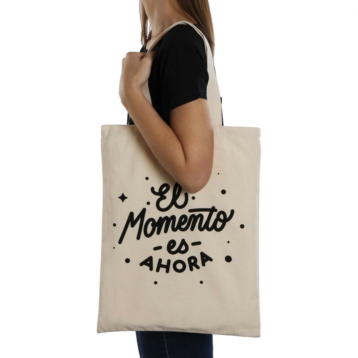 Shopping Bag Versa El momento es ahora Poliestere 36 x 48 x 36 cm