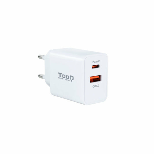 Caricabatterie da Parete TooQ TQWC-2SC04WT Bianco 20 W