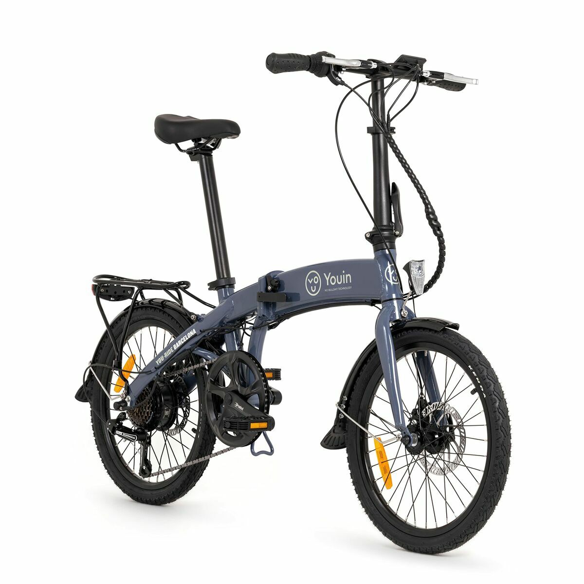 Bicicletta Elettrica Youin BK1300 250 W 25 km/h Grigio Azzurro 20"