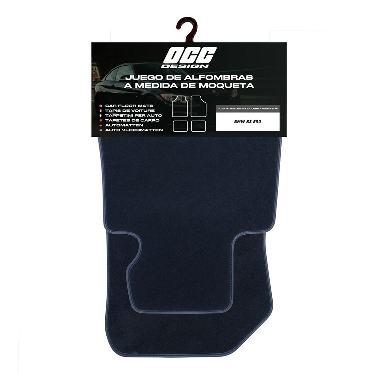 Tappetino per Auto OCC Motorsport OCCBW0026GD Grigio scuro Grigio