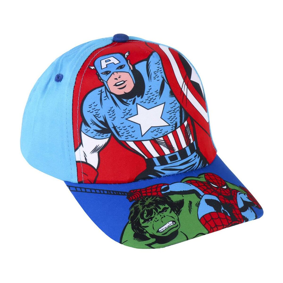 Cappellino per Bambini The Avengers Azzurro