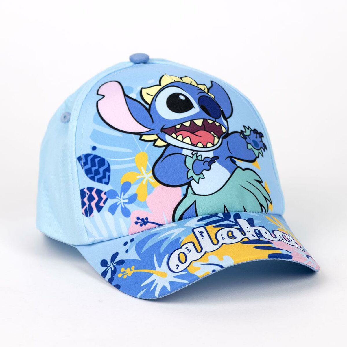 Cappellino per Bambini Stitch Azzurro (53 cm)