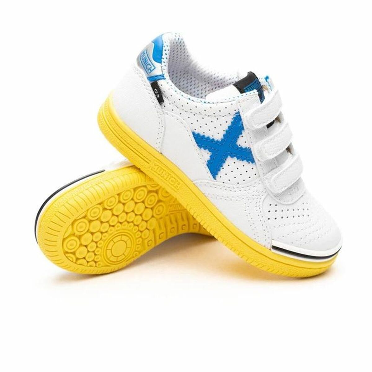 Scarpe da Calcio a 5 per Bambini Munich G-3 Kid Vco Profit 388 Bianco